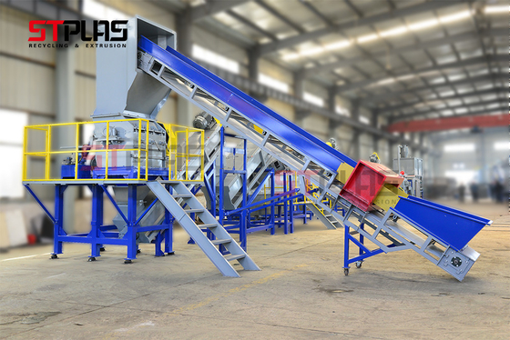 Taglierina di film plastico di riciclaggio di plastica del PE del LDPE della macchina del compattatore 1000kg/H