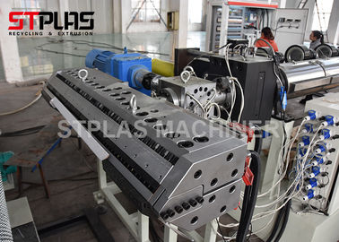 Macchina di plastica dell'estrusione dello strato del bordo dello scolo dell'HDPE, strato di plastica che fa macchina