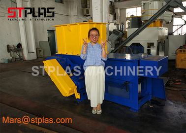 Macchina di plastica della trinciatrice di industria dell'asse del grumo del tubo di plastica duro residuo dell'HDPE singola