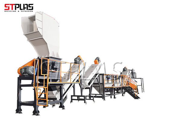 156kw 1000kg/h SUS304 Linea di lavaggio in HDPE per tamburi/bottiglie/cestini/barili