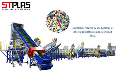 3000kg/plastica di H che ricicla attrezzatura per il materiale del PE dei pp, risparmio energetico